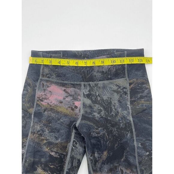 Lululemon Leggings New Like Capri Sz 4 Tie Die - Picture 7 of 9